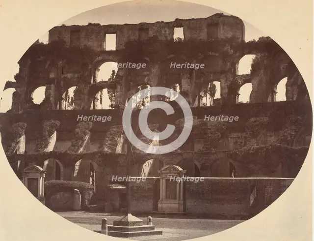 Interno del Colosseo, 1850s. Creator: Giambattista Altadonna.