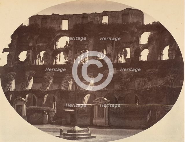 Interno del Colosseo, 1850s. Creator: Giambattista Altadonna.