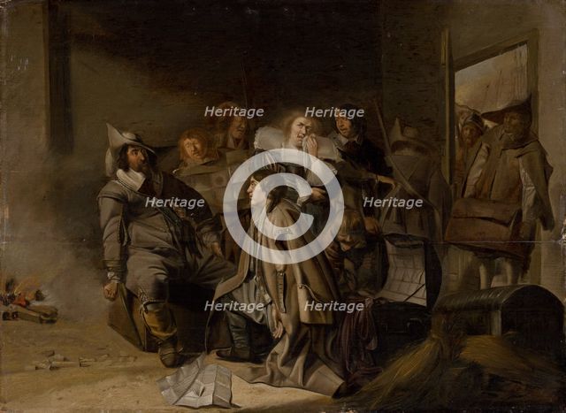 Interrogation of prisoners, 1640-1660. Creator: Unknown.