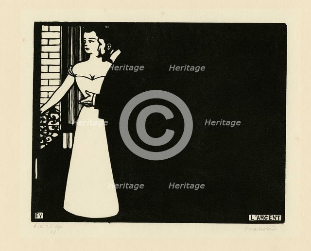 Intimacies V: Money (Intimités V: L'Argent), 1898. Creator: Vallotton, Felix Edouard (1865-1925).
