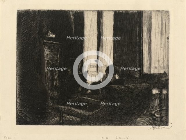 Intimacy (Intimité), 1889. Creator: Paul Albert Besnard.