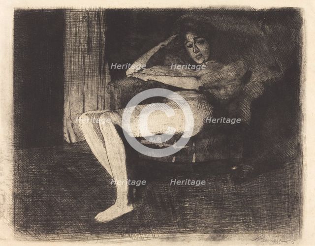 Intimate Fantasy (Féerie intime), 1901. Creator: Paul Albert Besnard.