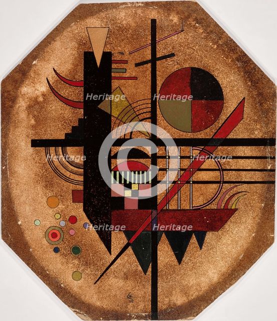 Intimate Message, 1925. Creator: Kandinsky, Wassily Vasilyevich (1866-1944).
