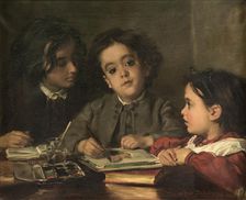 Intimate portraits, 1872. Creator: Alfred Dehodencq