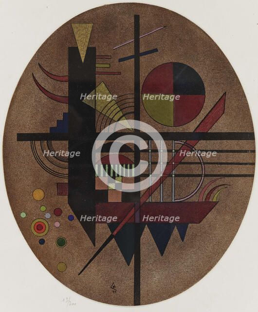 Intime Mitteilung (Message intime), 1925. Creator: Kandinsky, Wassily Vasilyevich (1866-1944).