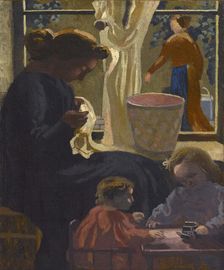 Intimité ou Ravaudeuse à la fenêtre, 1903. Creator: Maurice Denis