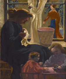 Intimité ou Ravaudeuse à la fenêtre, 1903. Creator: Denis, Maurice (1870-1943)