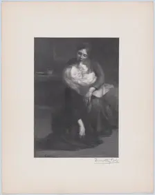 Intimité (The Kiss), 1910., 1910. Creator: Timothy Cole