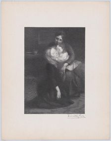 Intimité (The Kiss), 1910., 1910. Creator: Timothy Cole