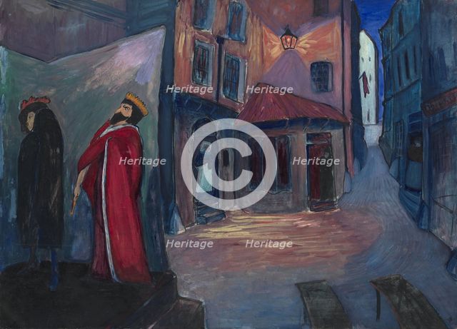 Into the night... (In die Nacht hinein...). Artist: Verefkin, Marianne, von (1860-1938)