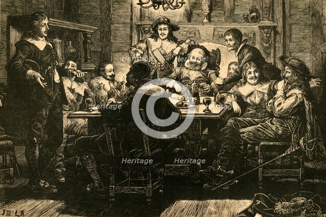 'Introduction of Randolph to Ben Jonson at the Devil Tavern', (1897). Creator: Unknown.