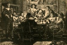 Introduction of Randolph to Ben Jonson at the Devil Tavern (1897). Creator: Unknown