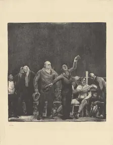 Introducing John L. Sullivan, 1916. Creator: George Wesley Bellows
