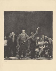 Introducing John L. Sullivan, 1916. Creator: George Wesley Bellows