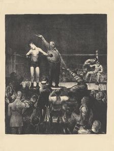 Introducing the Champion, 1916. Creator: George Wesley Bellows