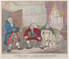 Intrusion, or The Doctor Disturb'd, January 1, 1786., January 1, 1786. Creator: Thomas Rowlandson