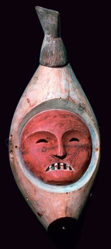 Inuit wooden mask