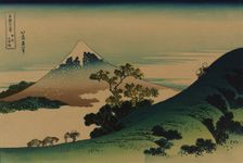 Inume pass in the Kai province (from a Series "36 Views of Mount Fuji"), 1830-1833