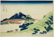Inume Pass in Kai Province (Koshu Inume-toge), from the series "Thirty-six Views of..., c. 1830/33. Creator: Hokusai