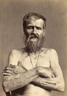 Invalid with 13 Brands, Punished Seven Times, 1891. Creator: Aleksei Kuznetsov