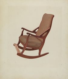 Invalid's Chair, 1937. Creator: Orville A. Carroll