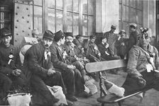 Invalides!; retour d'allamagne: nos grand-blesses rapatries Creator: Unknown