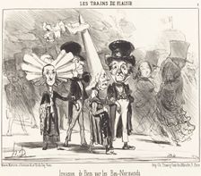 Invasion de Paris par les Bas-Normands, 1852. Creator: Honore Daumier