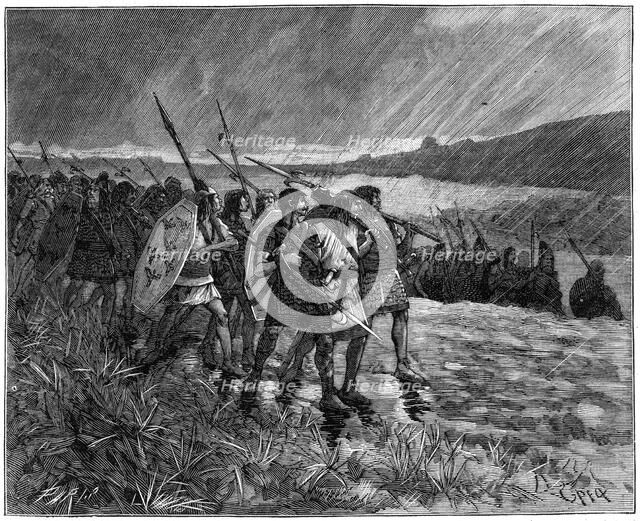 Invasion of the Alans or Visigoths, Gaul, early 5th century (1882-1884). Artist: Unknown