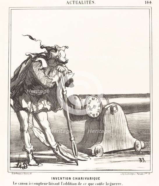 Invention charivarique, 1868. Creator: Honore Daumier.