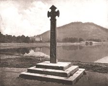 Inveraray Castle and Celtic cross, Argyll, Scotland, 1894. Creator: Unknown