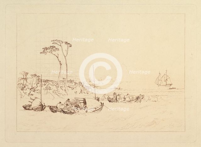 Inverary Castle and Town, Scotland (Liber Studiorum, part XIII), 1816. Creator: JMW Turner.