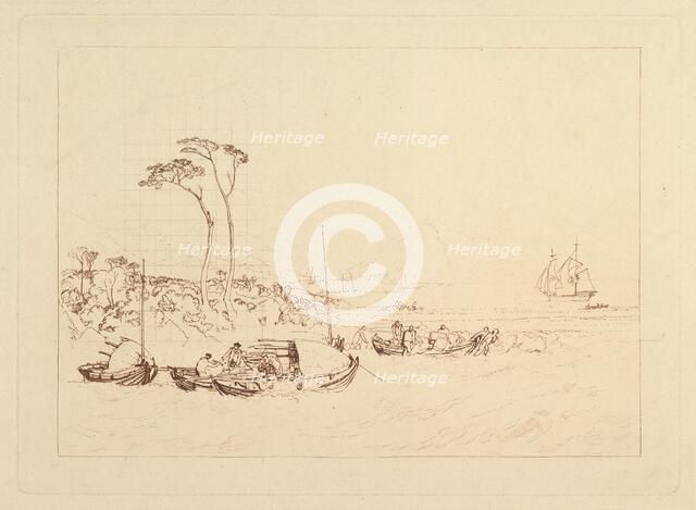 Inverary Castle and Town, Scotland (Liber Studiorum, part XIII), 1816. Creator: JMW Turner.