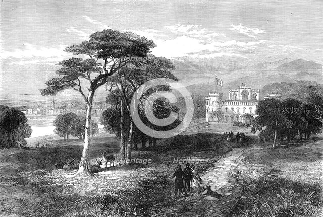 Inverary Castle, the seat of the Duke of Argyll, 1871. Creator: Unknown.
