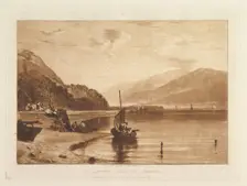 Inverary Pier, Loch Fyne, Morning (Liber Studiorum, part VII, plate 35), June 1, 1811. Creator: JMW Turner
