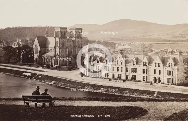Inverness Cathedral, between 1870 and 1880. Creator: George Washington Wilson.