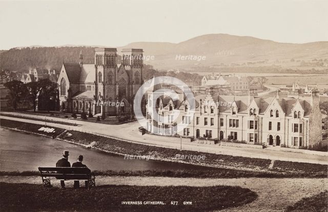 Inverness Cathedral, between 1870 and 1880. Creator: George Washington Wilson.