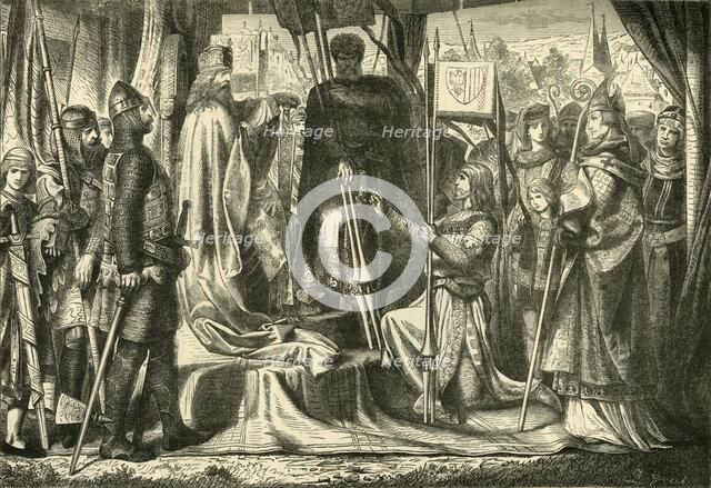 'Investiture of Henry Jasomirgott as First Duke of Austria', (1156), 1890. Creator: Unknown.