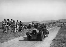 Invicta of HJ Broadbent competing at the Bugatti Owners Club Lewes Speed Trials, Sussex, 1937. Artist: Bill Brunell
