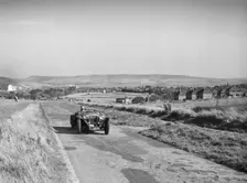 Invicta S Type Red Gauntlet of D Monro at the Bugatti Owners Club Lewes Speed Trials, Sussex, 1937. Artist: Bill Brunell