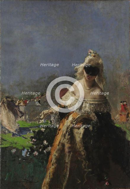 Invito alla danza (Invitation to the Dance), 1867-1869. Creator: Bianchi, Mosè (1840-1904).