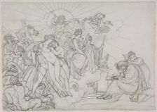 Invocation to the Divinities who preside over Agriculture from Virgil's "Georgics", after 1798. Creator: Anne-Louis Girodet de Roucy-Trioson (French, 1767-1824)