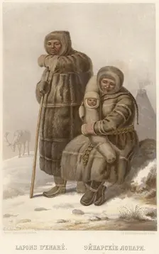Inari Lapps, 1862. Creator: Karl Fiale