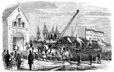 Inauguration of a Life-boat and Life Boat House at Sunderland, 1858. Creator: Unknown
