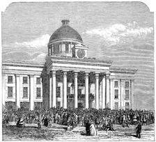 Inauguration of Jefferson Davis, President of the Confederacy, Montgomery, Alabama, 1861