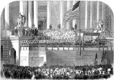 Inauguration of President Lincoln, Washington DC, 4 March 1861