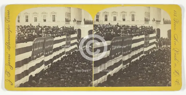 Inauguration of Rutherford B. Hayes, 5 March 1877. Creator: J F Jarvis.