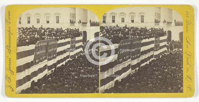Inauguration of Rutherford B. Hayes, 5 March 1877. Creator: J F Jarvis.