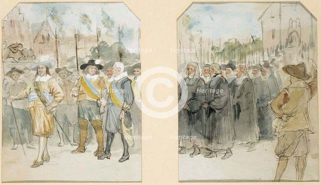 Inauguration of the Academy in Turku 1640, Alternative Entry for the Competition, 1890. Creator: Albert Edelfelt.