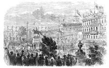 Inauguration of the Ernest-Augustus Monument at Hanover, 1861. Creator: Unknown