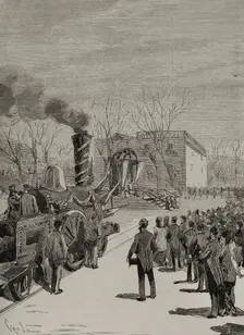Inauguration of the France Railroad in Gerona, on January 20, 1878, (1878). Creator: Tomás Carlos Capuz